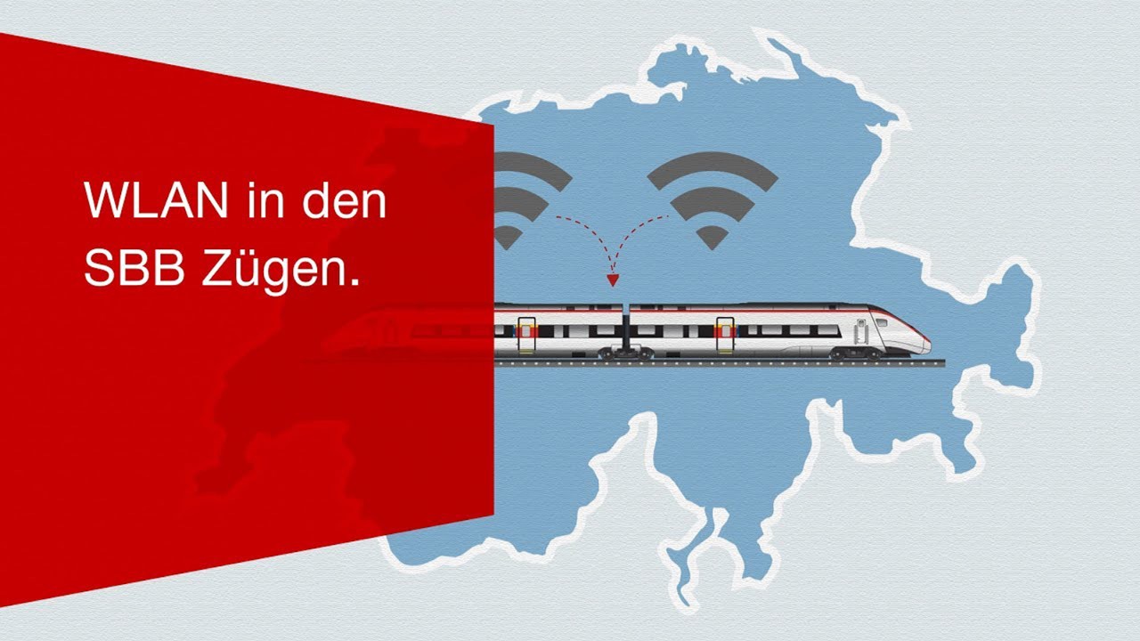 WLAN in den SBB Zügen.