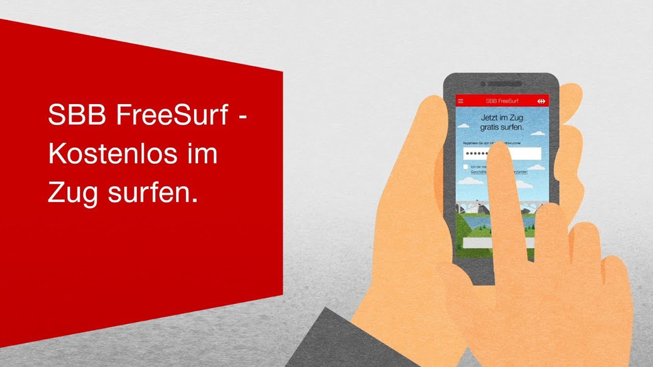 SBB FreeSurf – kostenlos im Zug surfen.